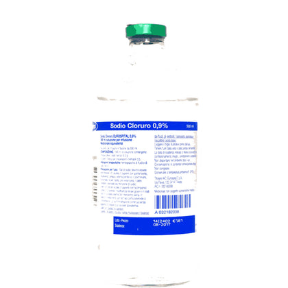 SODIO CLORURO EUROSPITAL 0,9% 500ML