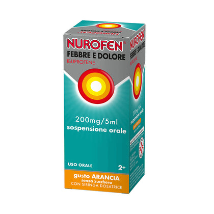 NUROFEN FEBBRE DOLORE BAMBINI 200MG/5ML ARANCIA