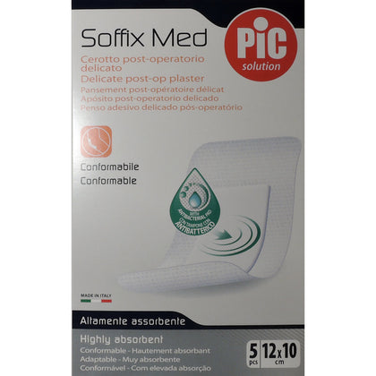 Pic Soffix Medic 10x12cm Antibatterico 5 Cerotti