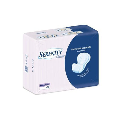 Serenity Classic Pannoloni Sagomati Maxi 30 Pezzi