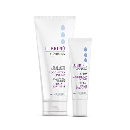 VIDERMINA LUBRIPIU' LATTE DETERGENTE+CREMA SECCHEZZA INTIMA