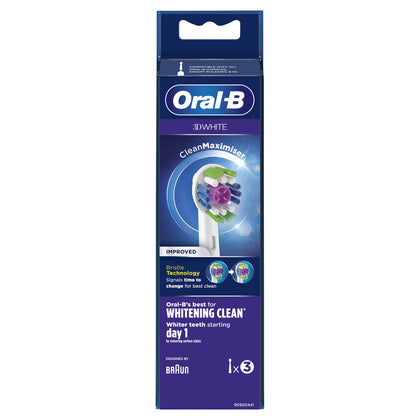 ORAL-B TESTINE 3D WHITE 3 PEZZI