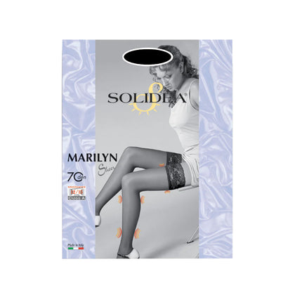 Solidea Calze Autoreggenti Marilyn Sheer 70 Denari Nero 4l