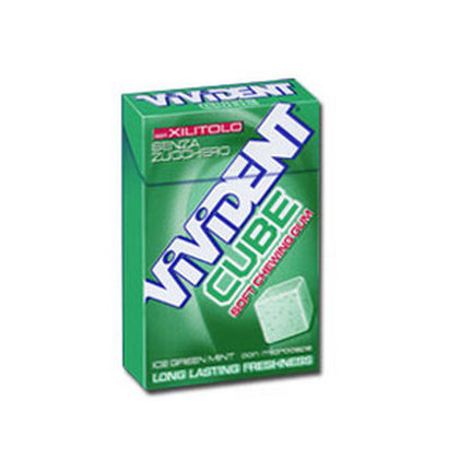 VIVIDENT XYLIT CUBE ICE GREEN