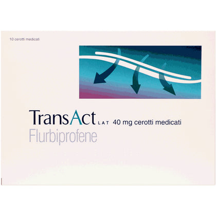 Transact Lat 10 Cerotti Medicati 40mg (scade 7/25)