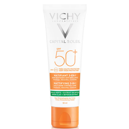 Vichy Capital Soleil Opacizzante 3in1 Effetto Mat Spf50+