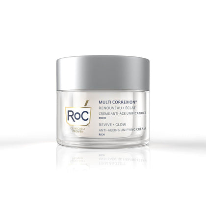 ROC MULTI CORREXION REVIVE+GLOW CREMA VISO UNIFORMANTE RICCA