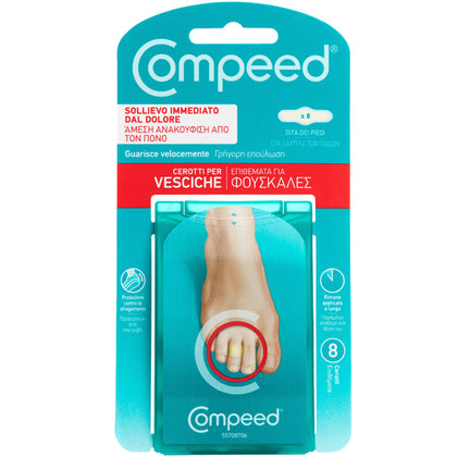 Compeed Cerotti Per Vesciche Dita Dei Piedi 8 Pezzi