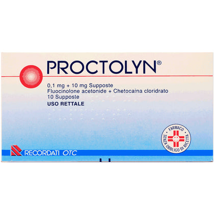 Proctolyn 10 Supposte 0,1mg+10mg