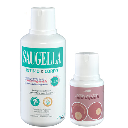 Saugella Intimo E Corpo 500 Ml+100ml