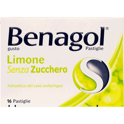 Benagol 16 Pastiglie Limone Senza Zucchero