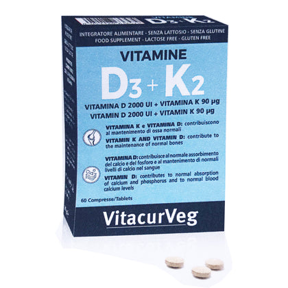 Vitamine D3+k2 60 Compresse