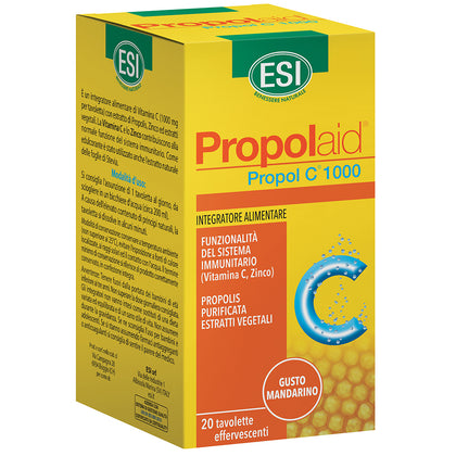 Esi Propolaid Propol C 1000 20 Tavolette Effervescenti