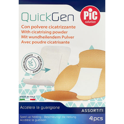 Pic Quickgen Cerotto Polvere Cicatrizzante 4 Pezzi Mix