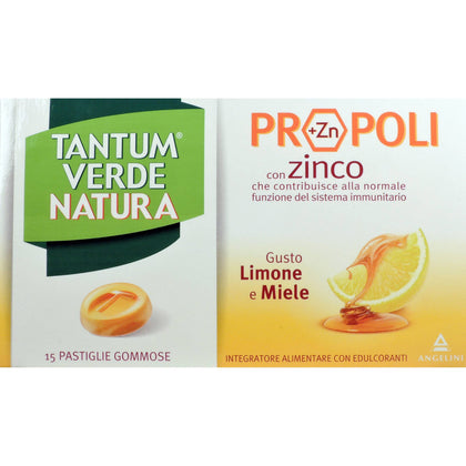 Tantum Verde Natura Pastiglie Miele Limone