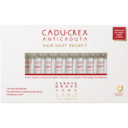 Crescina Cadu Crex Hair Root Benefit Caduta Grave Uomo