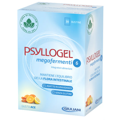 Psillogel Megafermenti 6 Ace 20 Bustine