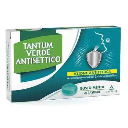 Tantum Verde Antisettico Gusto Menta 20 Pastiglie