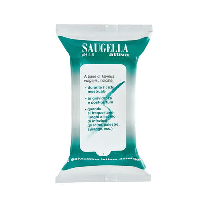 Saugella Attiva Salviette 15 Pezzi