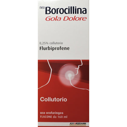 Neoborocillina Gola Dolore Collutorio 160ml