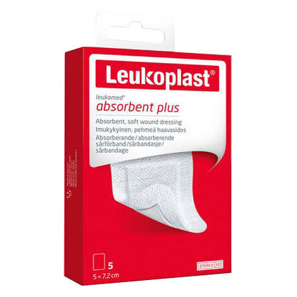 Leukoplast Cerotto Medicato Con Garza Tnt 7,2x5cm 5 Pezzi