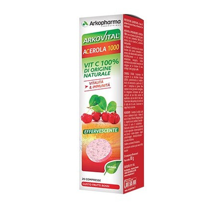 Arkovital Acerola 1000 Effervescente 20 Compr ( Scade 12/23