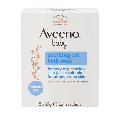 Aveeno Baby Bagno Lenitivo All'avena 5x21g