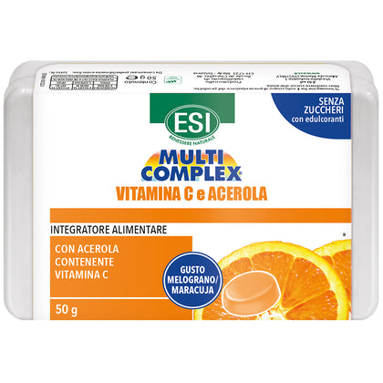 Esi Multicomplex Caramelle Vitamina C E Acerola 50g