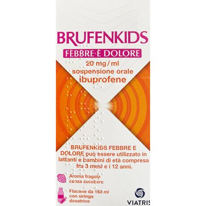 Brufenkids Febbre E Dolore 20mg/ml Fragola