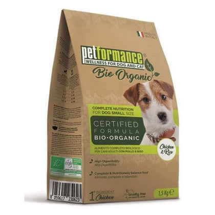 PETFORMANCE BIO ORGANC CROCCHETTE CANE POLLO E RISO 1,5KG