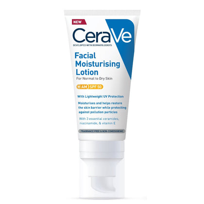 Cerave Crema Viso Idratante Spf50 52ml