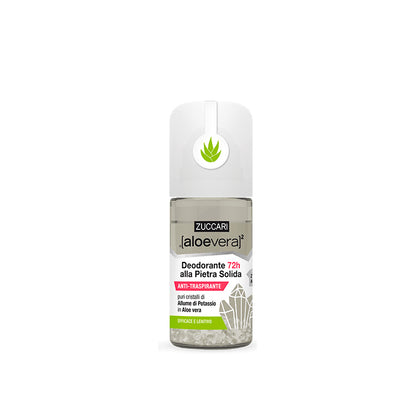 Zuccari Aloevera2 Deodorante 72h Pietra Solida Roll On 50ml