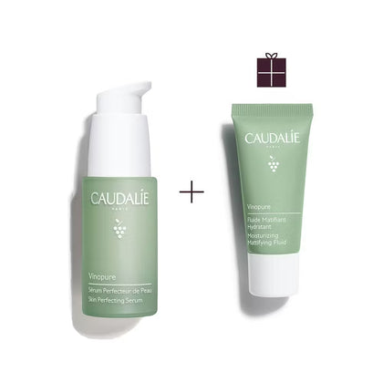 Caudalie Vinopure Siero Salicilico+fluido Idratante 15ml