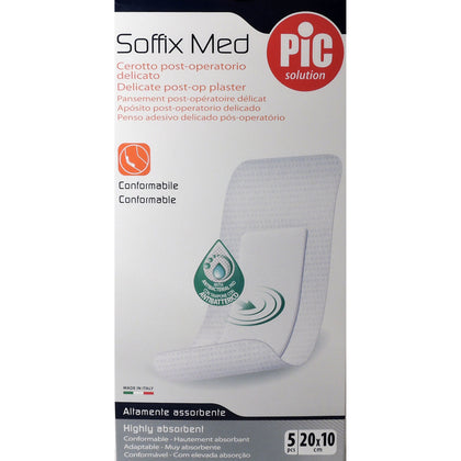 Pic Soffix Medic 10x20cm Antibatterico 5 Cerotti