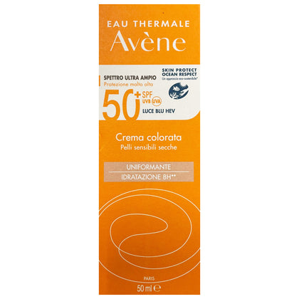 Avene Solare Crema Colorata Uniformante Spf50+ 50ml