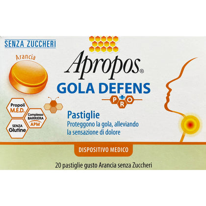 Apropos Gola Defens Pro 20 Pastiglie Senza Zuccheri