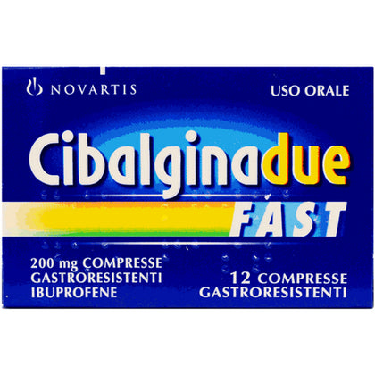 Cibalgina Due Fast 12 Compresse 200mg