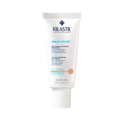 Rilastil Aqua Color Gel Crema Colorata Idratante Medium 40ml